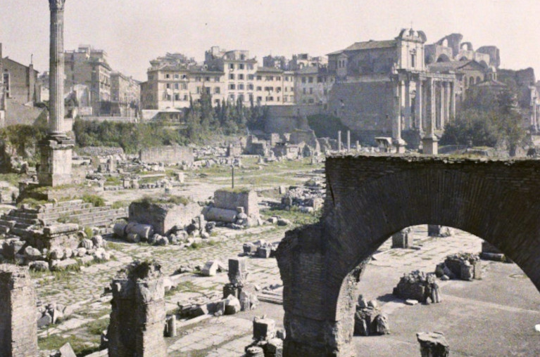 Roman Forum ruin.