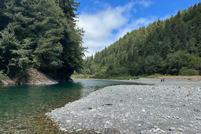 Blue Creek flowing into Klamath River