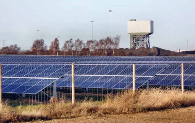 Solar farm in Yorkshire