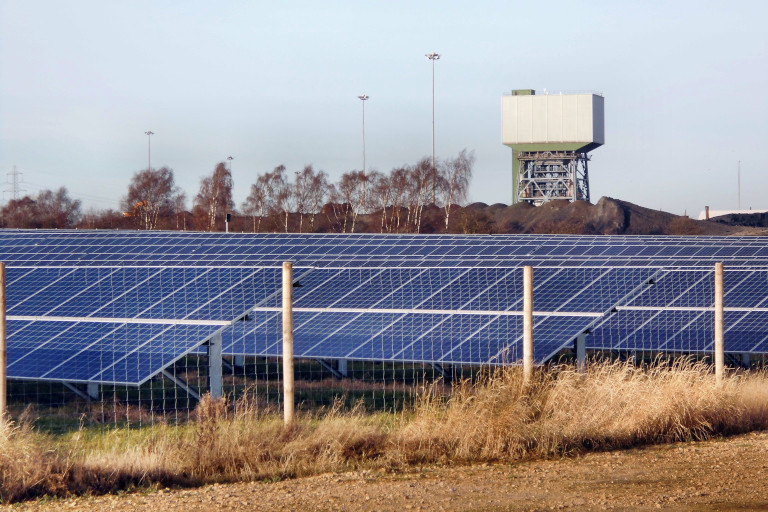 Solar farm in Yorkshire