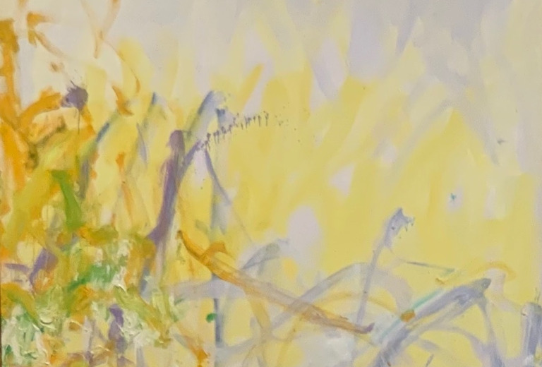 From "Minnesota" 1980 by Joan Mitchell