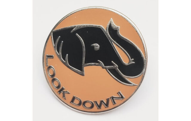 Black Elephant pin