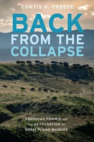 Cover with title and bison on prairie. 